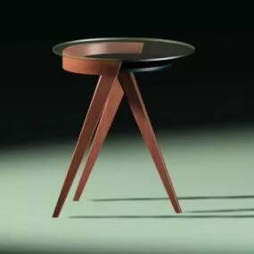 Small Round Coffee Table 3d model