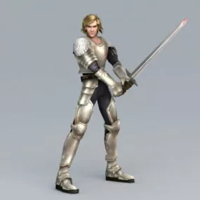 Medieval Knight 3d model