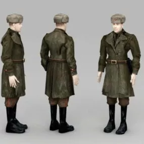 Soviet Soldier 3d model