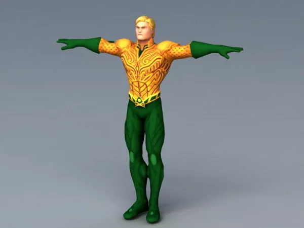 Aquaman 3d model Aquaman 3d model