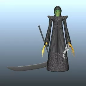 Death With Scythe 3d model