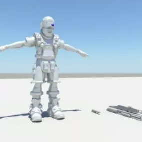 Soldier Commando Rig 3d model