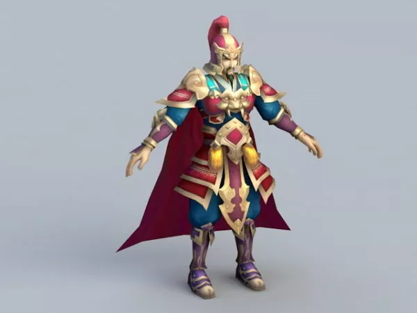 Ancient Chinese Soldier Captain 3d model Ancient Chinese Soldier Captain 3d model