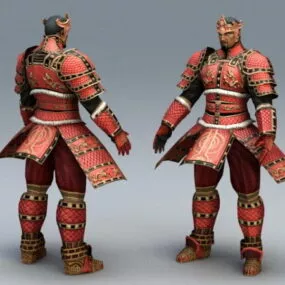 Ancient Korean Warrior 3d model