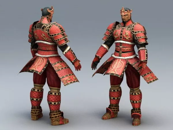 Russian Soldier Omon Unit With Gun 3d model