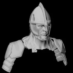 Roman Soldier Head 3d model