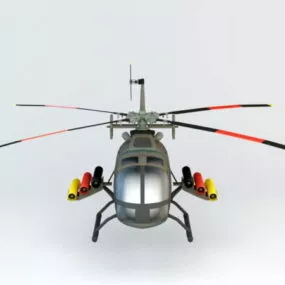 Bo 105p Pah-1 Helicopter 3d model