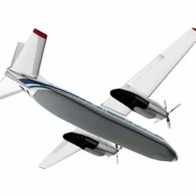 An-24 Aircraft 3d model