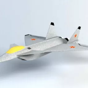 J-24 Fighter Aircraft 3d model