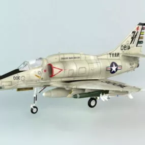 A-4 Skyhawk Aircraft 3d model