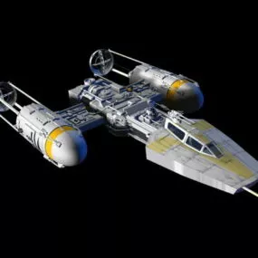 Y-wing Assault Starfighter 3d model