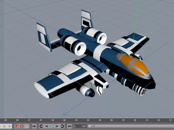 A-10 Warthog 3d model A-10 Warthog 3d model