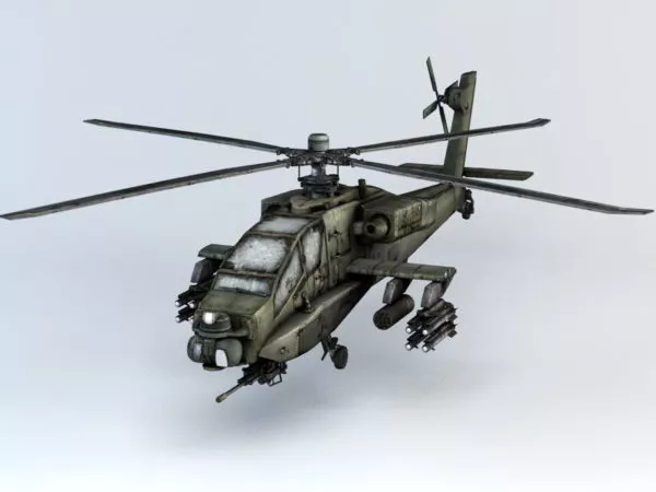 Apache Attack Helicopter 3d model Apache Attack Helicopter 3d model