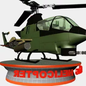 Attack Helicopter 3d model