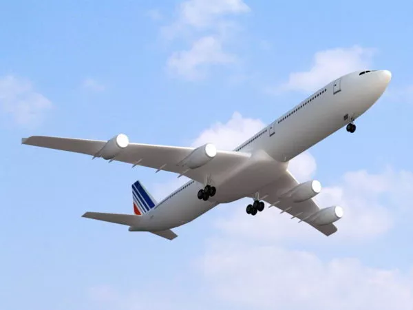 Airbus A380 Passenger Airliner 3d model