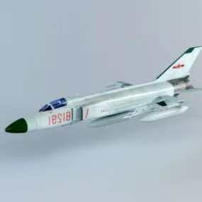 Shenyang J-8 Finback 3d model