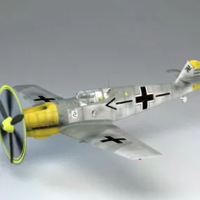 Me 109 Fighter 3d model