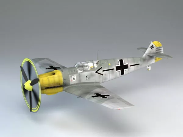 Me 109 Fighter 3d model Me 109 Fighter 3d model