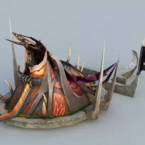 Fantasy Building 3d model