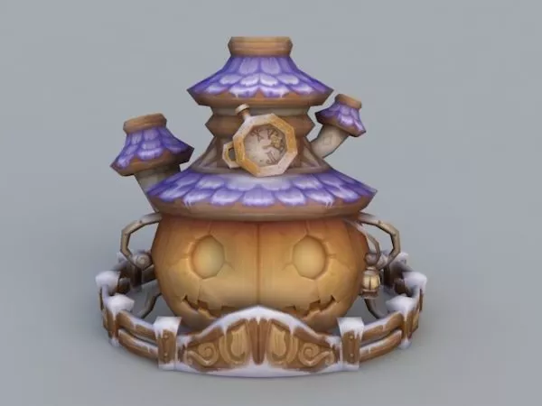 Small Pumpkin 3d model