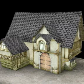 Medieval Town House 3d model
