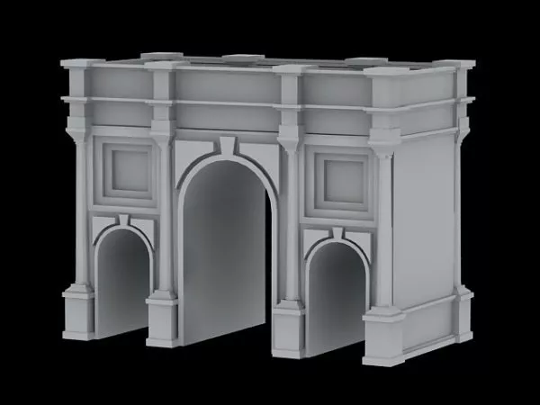 Marble Arch London 3d model Marble Arch London 3d model