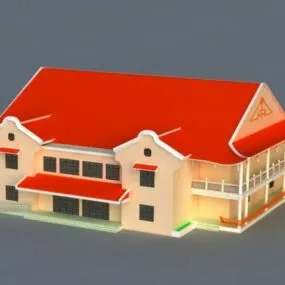 Chinese Architecture 3d model