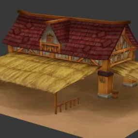 Horse Stable 3d model
