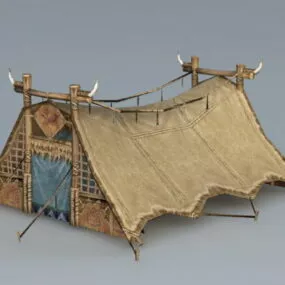 Roman Leather Tent 3d model