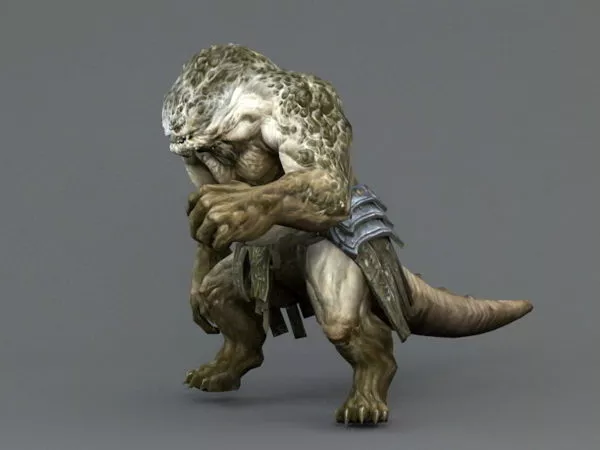 Lizard Wild Animal 3d model