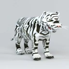 White Tiger 3d model