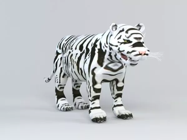 Chibi Tiger 3d model