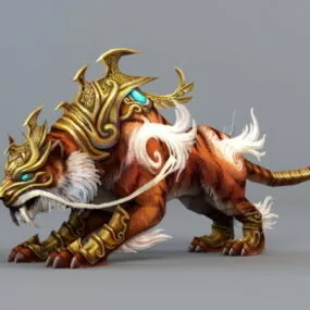 Fantasy Tiger 3d model