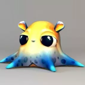 Cartoon Octopus 3d model