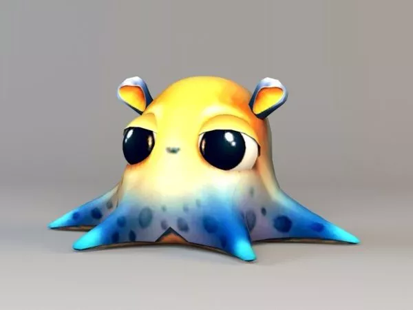 Octopus Character Chain 3d model