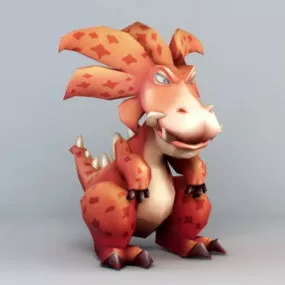 Low Poly T-rex Dinosaur 3d model