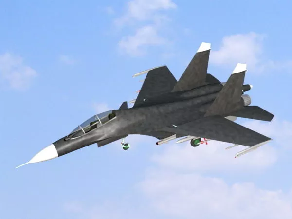 Jet Fighter 3d model Jet Fighter 3d model