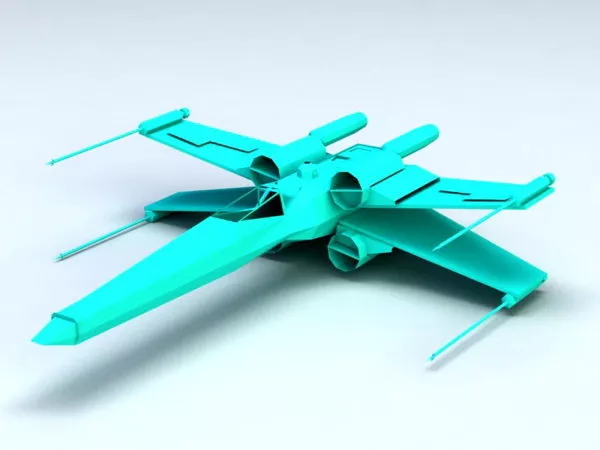 Fantasy Uss Spaceship 3d model