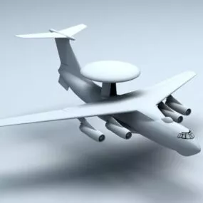 Kj-2000 Awacs Aircraft 3d model