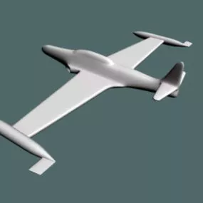 Cartoon Plane 3d model
