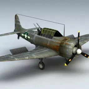 Ww2 Fighter Plane 3d model