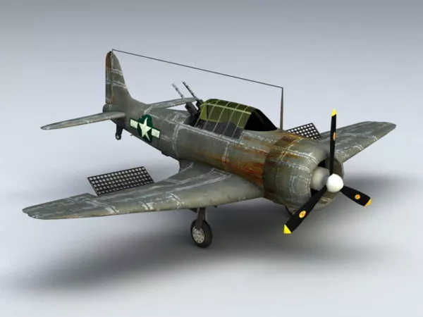 Ww2 Fighter Plane 3d model Ww2 Fighter Plane 3d model