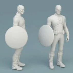 Captain America 3d model