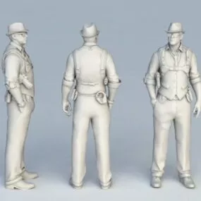 Fbi G-man 3d model
