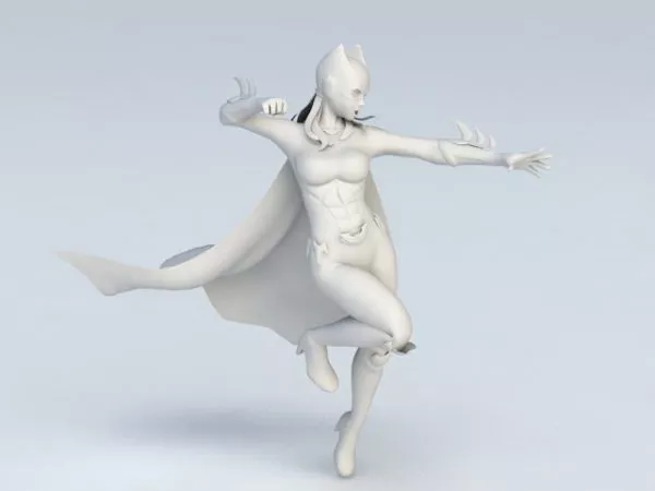 Batgirl 3d model Batgirl 3d model