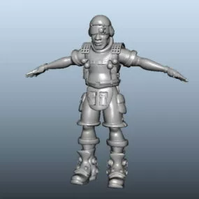 Armored Warrior 3d model