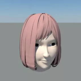 Female Head 3d model