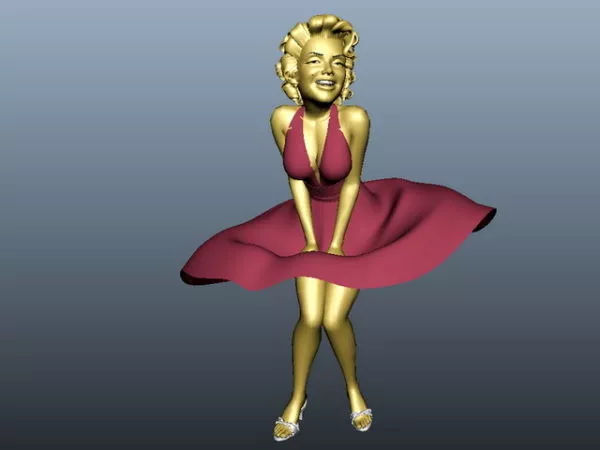 Marilyn Monroe 3d model Marilyn Monroe 3d model