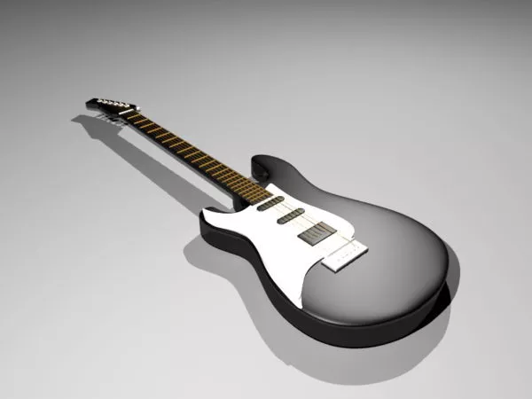 Common Acoustic Guitar 3d model