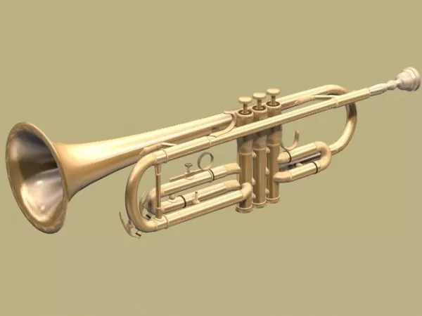 Bass Trumpet 3d model Bass Trumpet 3d model